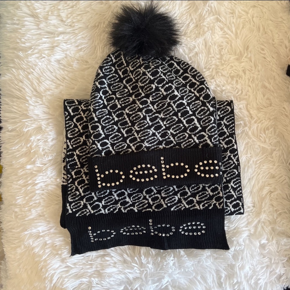 Bebe scarf and beanie